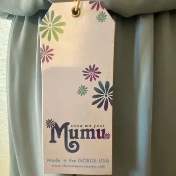 Show Me Your MUMU Heather Halter Dress, Soft Gray - Picture 7 of 8